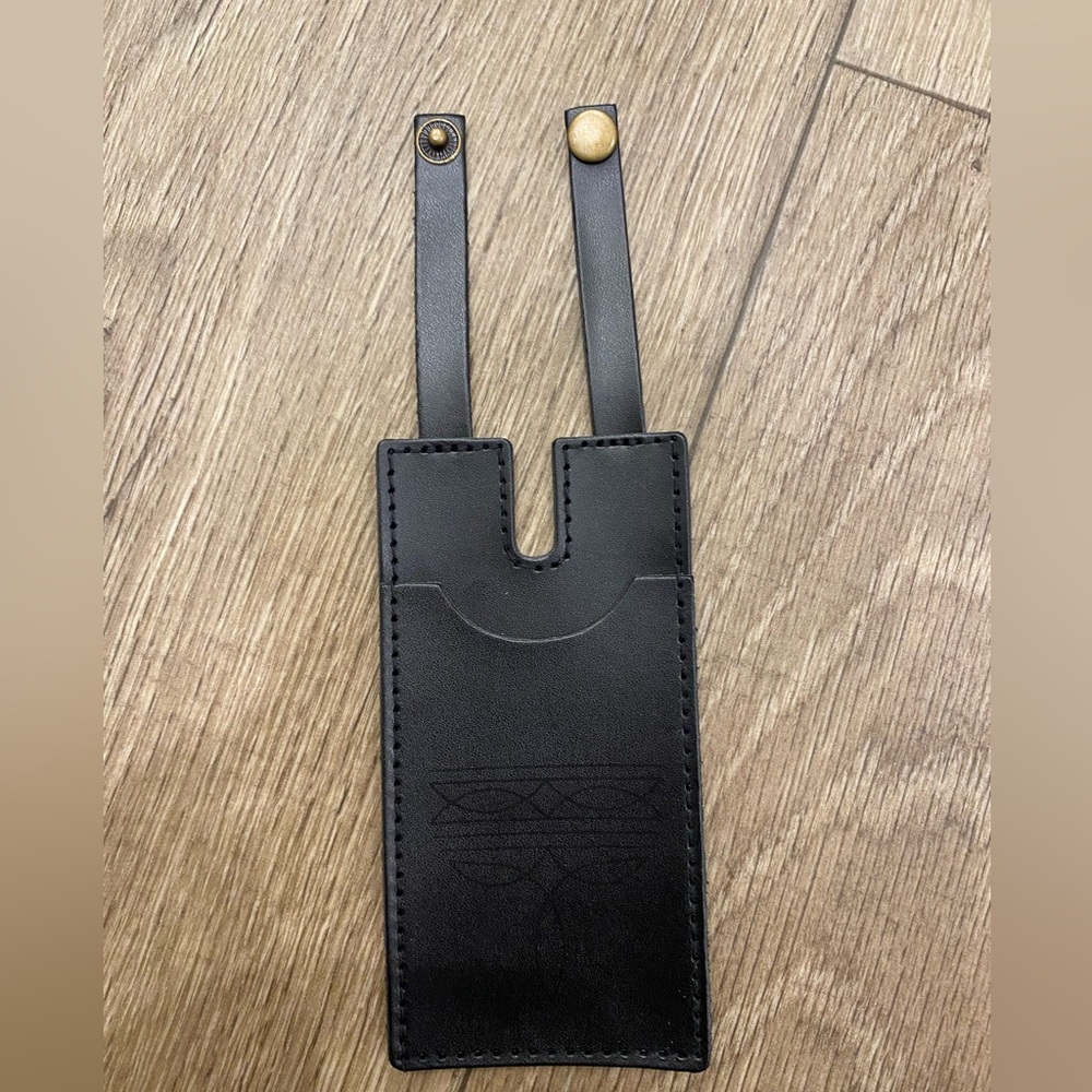 NEW black boot wallet